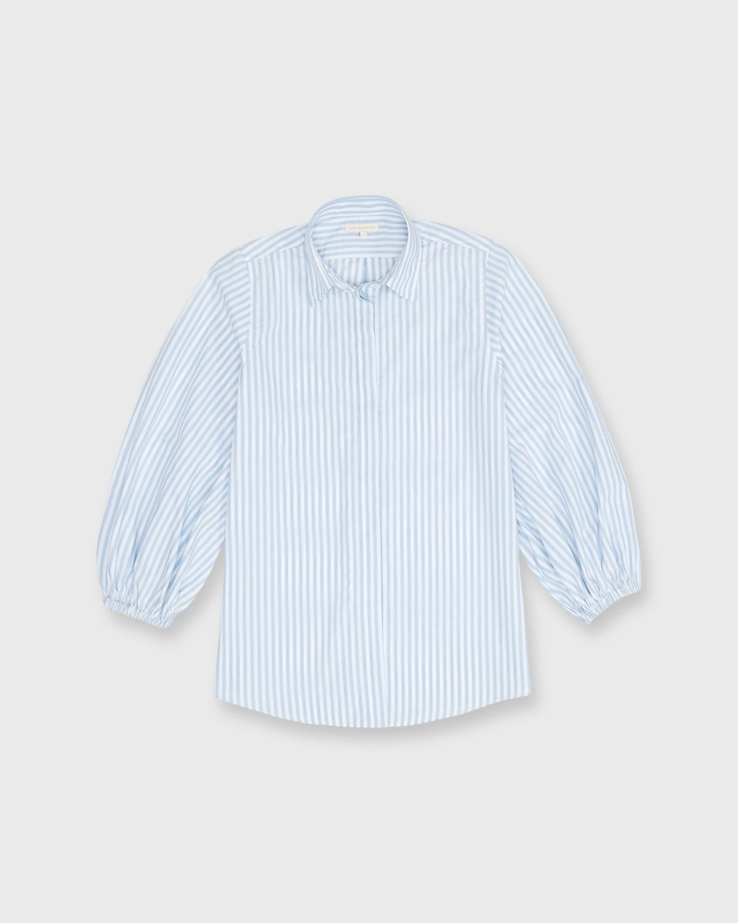 Isla Shirt In Steel Blue/White Stripe Chambray 3 Isla Shirt In Steel Blue/White Stripe Chambray