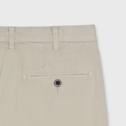 Garment-Dyed Sport Trouser In Khaki Lightweight Twill -Chicorya Sales S70985 47