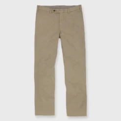 Garment-Dyed Sport Trouser In Mushroom Lightweight Twill