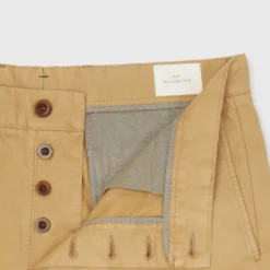 Garment-Dyed Field Pant In British Khaki Lightweight Twill -Chicorya Sales S71018 248