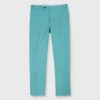 Sport Trouser In Norse Blue Cotton/Cashmere Twill -Chicorya Sales S71020 56