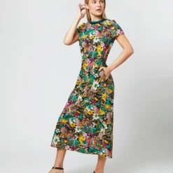 Sporty Swing Dress In Temples Jersey 11 Sporty Swing Dress In Temples Jersey -Chicorya Sales S71135 115