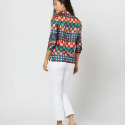 Boy Shirt In Mezzaluna Rainbow 13 Boy Shirt In Mezzaluna Rainbow -Chicorya Sales S71143 3586