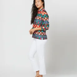 Boy Shirt In Mezzaluna Rainbow 12 Boy Shirt In Mezzaluna Rainbow -Chicorya Sales S71143 3588