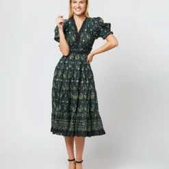 ULLA JOHNSON Elli Dress In Pacific
