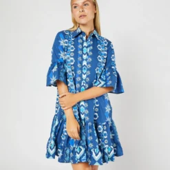 Choux Dress In Costiera Summer Popeline 11 Choux Dress In Costiera Summer Popeline -Chicorya Sales S71233 58