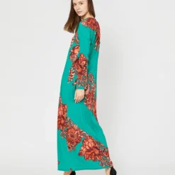 Long Sleeve Swing Dress In Anemone Ghirlanda Sablé 14 Long Sleeve Swing Dress In Anemone Ghirlanda Sablé -Chicorya Sales S71243 301