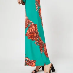 Long Sleeve Swing Dress In Anemone Ghirlanda Sablé 17 Long Sleeve Swing Dress In Anemone Ghirlanda Sablé -Chicorya Sales S71243 343