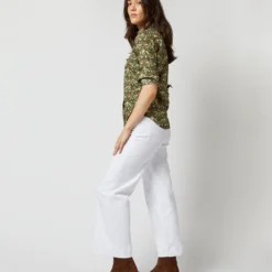 Western Shirt In Hunter Multi Strawberry Thief Liberty Fabric 14 Western Shirt In Hunter Multi Strawberry Thief Liberty Fabric -Chicorya Sales S71391 1166