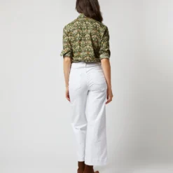 Western Shirt In Hunter Multi Strawberry Thief Liberty Fabric 19 Western Shirt In Hunter Multi Strawberry Thief Liberty Fabric -Chicorya Sales S71391 1217