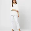 Hannah Blouse In Ivory Silk Crepe De Chine -Chicorya Sales S71401 1411