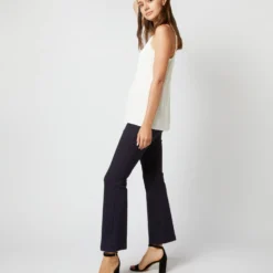 Camisole In Ivory Silk Crepe De Chine -Chicorya Sales S71622 1476