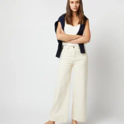 Camisole In Ivory Silk Crepe De Chine -Chicorya Sales S71622 1752