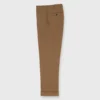Dress Trouser In Tobacco Hopsack -Chicorya Sales S71687 77
