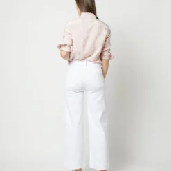 Frill Shirt In Orange Stripe Silk 18 Frill Shirt In Orange Stripe Silk -Chicorya Sales S71909 4299