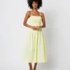 ULLA JOHNSON Lisbet Dress In Lemon Quartz 2 ULLA JOHNSON Lisbet Dress In Lemon Quartz -Chicorya Sales S72101 10