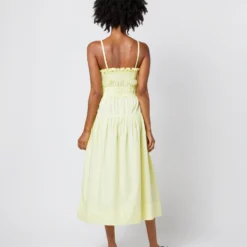 ULLA JOHNSON Lisbet Dress In Lemon Quartz 12 ULLA JOHNSON Lisbet Dress In Lemon Quartz -Chicorya Sales S72101 20