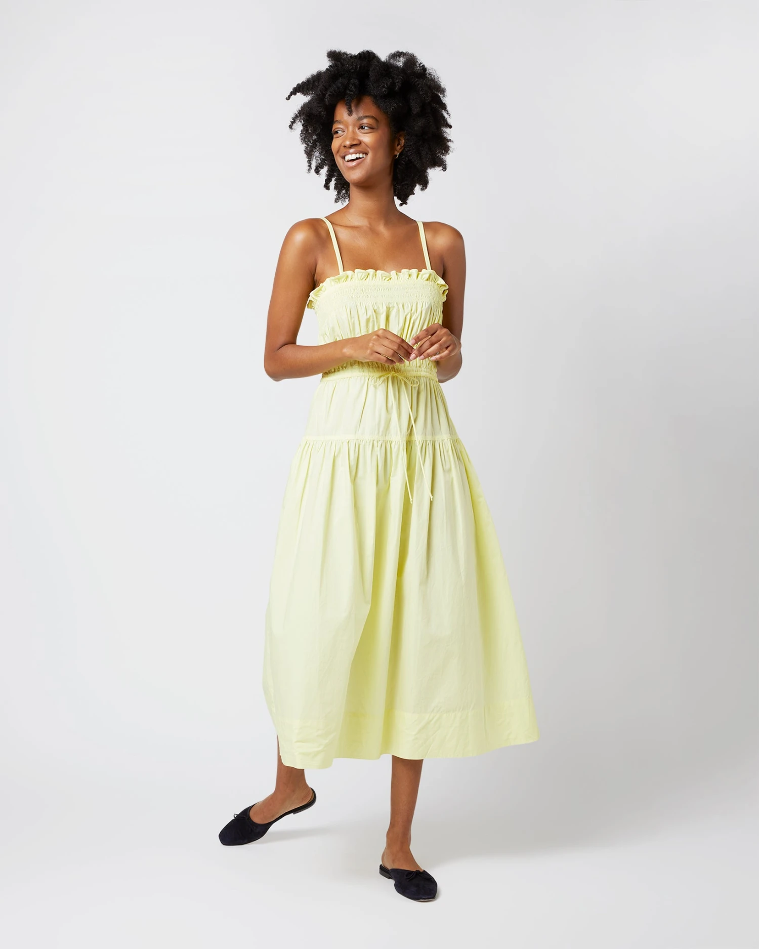 ULLA JOHNSON Lisbet Dress In Lemon Quartz 8 ULLA JOHNSON Lisbet Dress In Lemon Quartz - Image 6