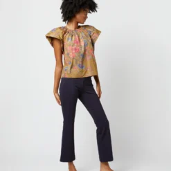 ULLA JOHNSON Flo Top In Bamboo Bam -Chicorya Sales S72103 1490