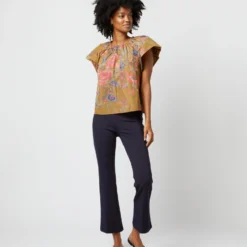ULLA JOHNSON Flo Top In Bamboo Bam -Chicorya Sales S72103 1500