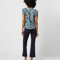 ULLA JOHNSON Fleur Top In Morning Glory -Chicorya Sales S72104 1639