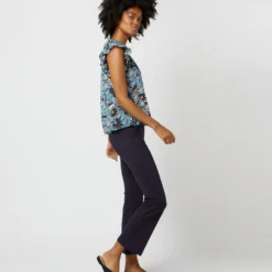 ULLA JOHNSON Fleur Top In Morning Glory -Chicorya Sales S72104 1645