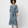 ULLA JOHNSON Iona Dress In Morning Glory -Chicorya Sales S72105 214