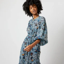 ULLA JOHNSON Iona Dress In Morning Glory -Chicorya Sales S72105 243