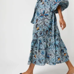 ULLA JOHNSON Iona Dress In Morning Glory -Chicorya Sales S72105 281