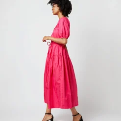 ULLA JOHNSON Issa Dress In Orchid 12 ULLA JOHNSON Issa Dress In Orchid -Chicorya Sales S72106 297