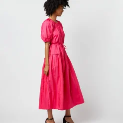 ULLA JOHNSON Issa Dress In Orchid 13 ULLA JOHNSON Issa Dress In Orchid -Chicorya Sales S72106 311