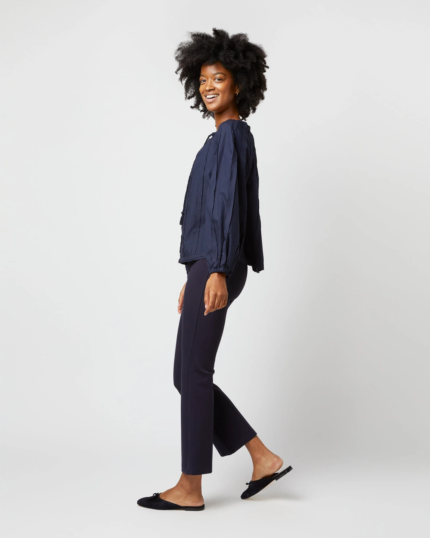 ULLA JOHNSON Juliette Blouse In Midnight 6 ULLA JOHNSON Juliette Blouse In Midnight - Image 4