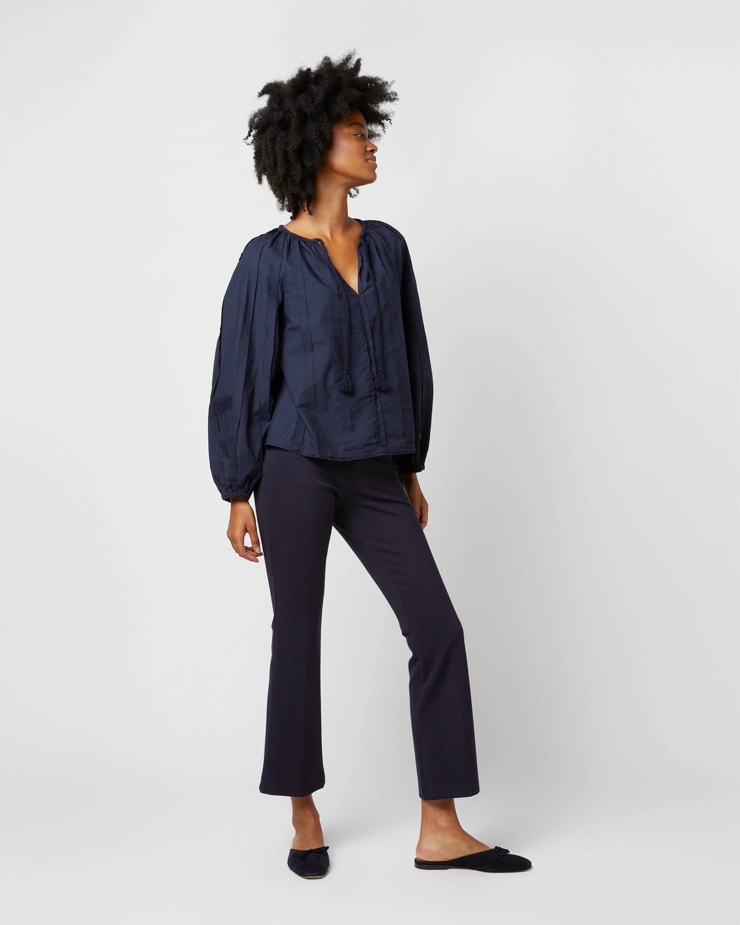 ULLA JOHNSON Juliette Blouse In Midnight 7 ULLA JOHNSON Juliette Blouse In Midnight - Image 5