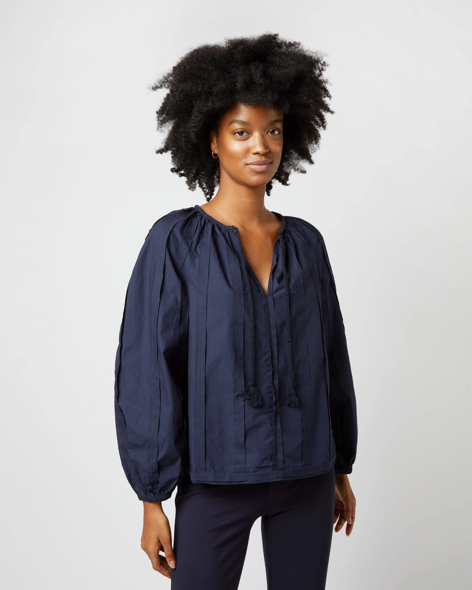 ULLA JOHNSON Juliette Blouse In Midnight 5 ULLA JOHNSON Juliette Blouse In Midnight - Image 3