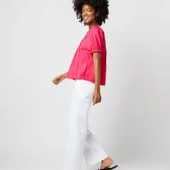 ULLA JOHNSON Lora Top In Orchid -Chicorya Sales S72109 2083