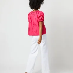 ULLA JOHNSON Lora Top In Orchid -Chicorya Sales S72109 2087