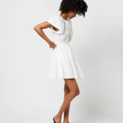 ULLA JOHNSON Jessa Dress In Pristine -Chicorya Sales S72110 111