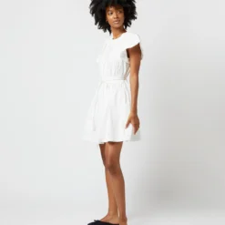 ULLA JOHNSON Jessa Dress In Pristine -Chicorya Sales S72110 90