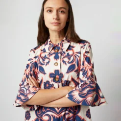 Artemis Dress In Va-Va Summer Popeline -Chicorya Sales S72132 85