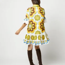 Choux Dress In Ciccio Cotton Popeline -Chicorya Sales S72133 620