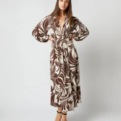 Camerino Dress In Watermarble Jersey