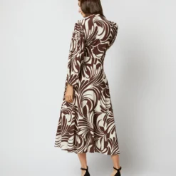 Camerino Dress In Watermarble Jersey -Chicorya Sales S72134 171