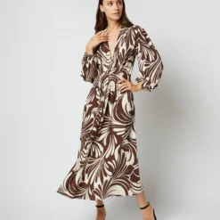 Camerino Dress In Watermarble Jersey -Chicorya Sales S72134 185