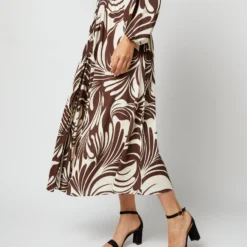 Camerino Dress In Watermarble Jersey -Chicorya Sales S72134 251