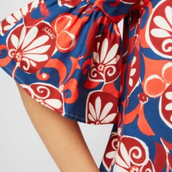 Choux Dress In Moonflower Summer Popeline -Chicorya Sales S72140 363