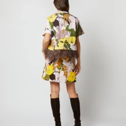 La Scala Tee In Big Flower Rose Jersey -Chicorya Sales S72141 532