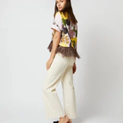 La Scala Tee In Big Flower Rose Jersey -Chicorya Sales S72141 572