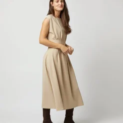 Joseph Delma Dress In Parchment -Chicorya Sales S72268 600