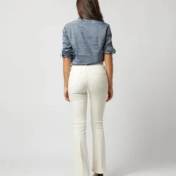 The High Waisted Weekender Skimp Jean In Marshmallow -Chicorya Sales S72271 1253