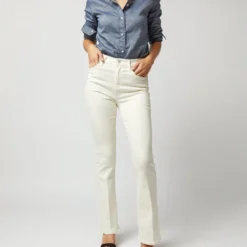 The High Waisted Weekender Skimp Jean In Marshmallow -Chicorya Sales S72271 1334
